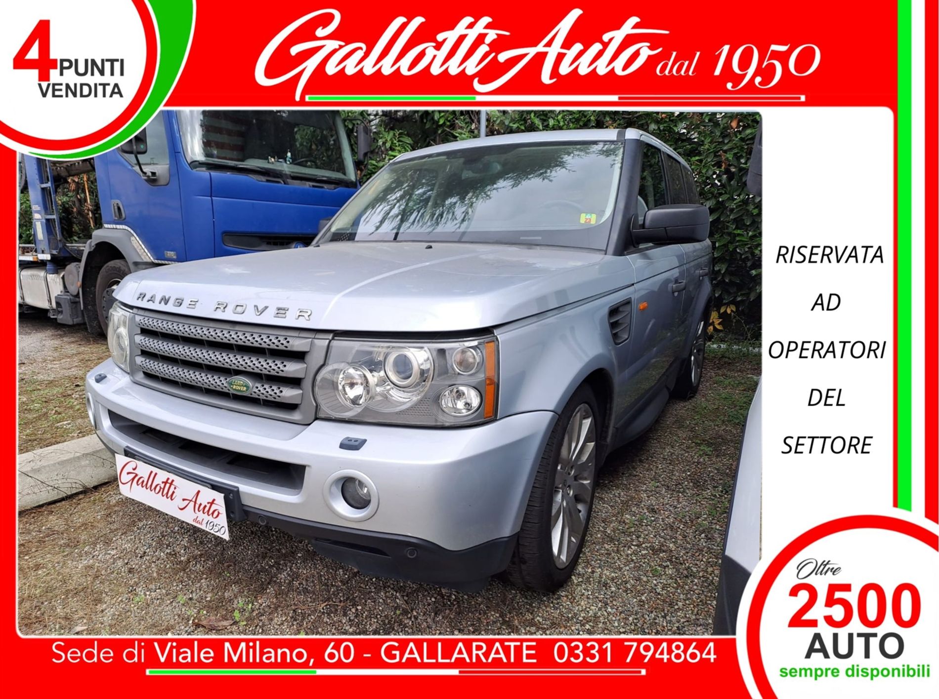 Land Rover Range Rover 2.7 HSE-TETTO APRIBILE - Gallotti Auto